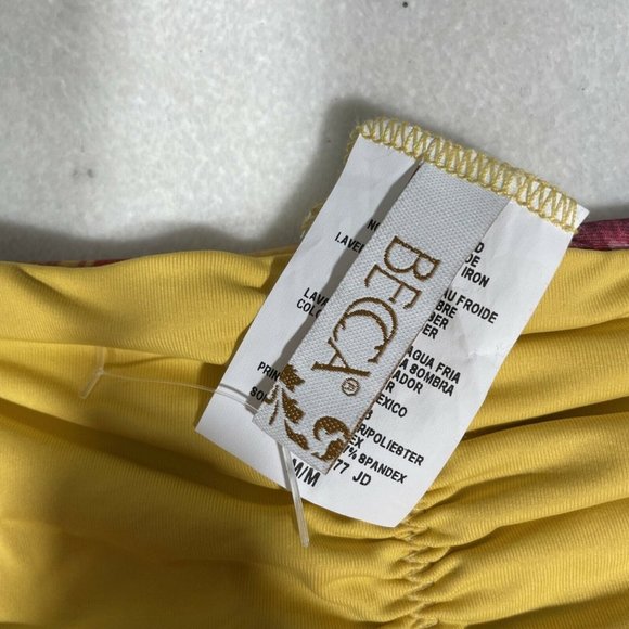 NEW Becca Maestro Reversible Yellow Bikini Bottoms Medium - Picture 7 of 12